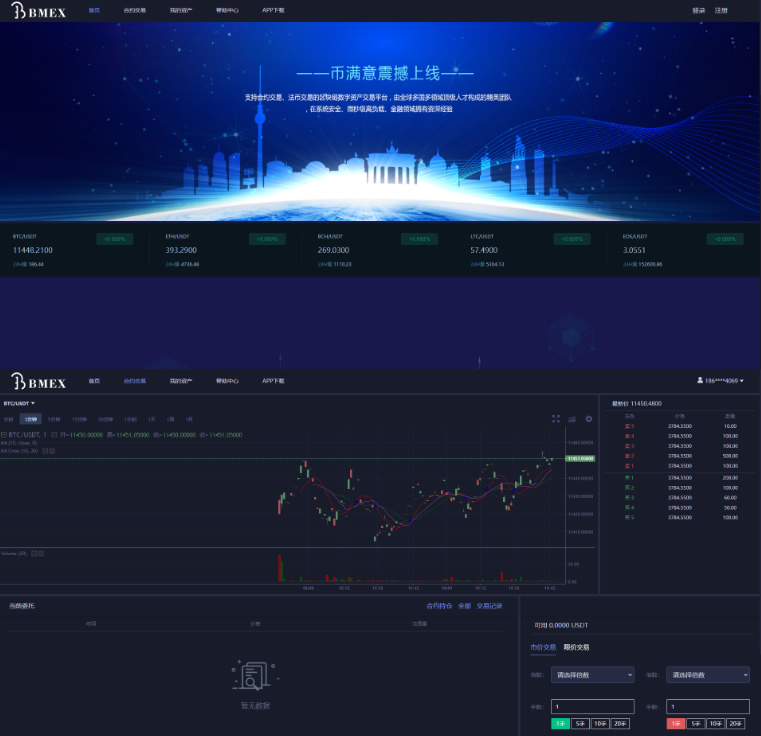 【币币交易所合约 / 机器人区块链资产货币】数字资产区块链/USDT以太坊代币交易所/合约交易/C2C交易所开发全球区域