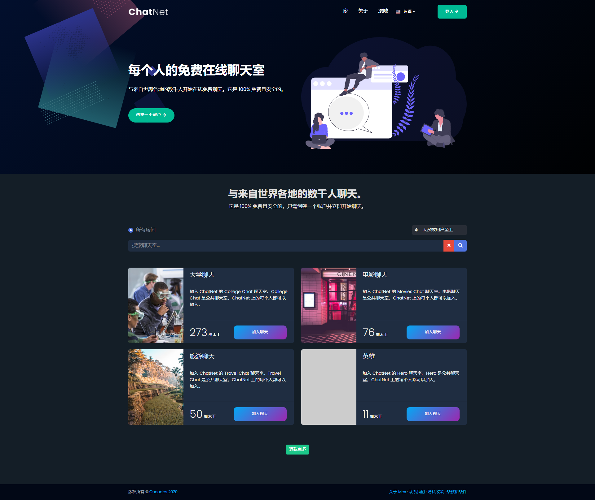 多人在线匿名聊天室/私人聊天室源码/支持同时创建多个聊天室[此程序为国外得破解版][仅供学习研究]