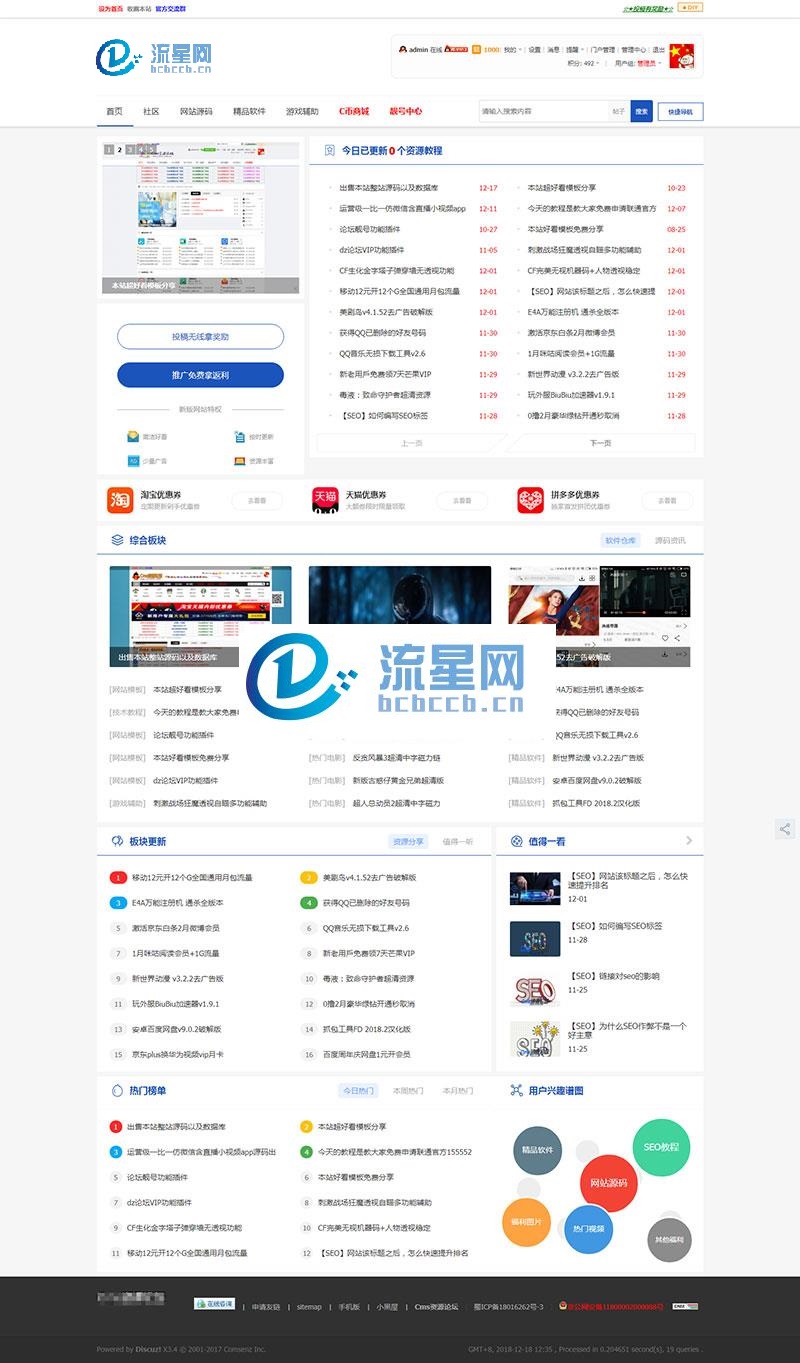 Discuz仿115资源网论坛模板