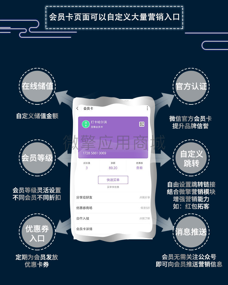 【竹鸟微信原生会员卡V1.2.0 】功能模块、优化门店数据库、及数据调取、全开源版