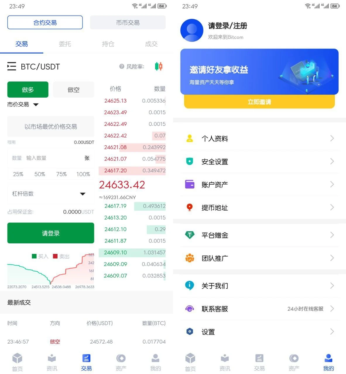 原生安卓源码IOS 端源码交易所对接火币网的数据 K 线需要修复 带简单安装教程