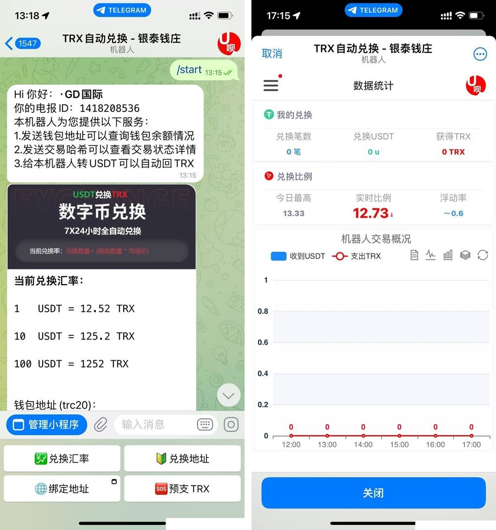 相当牛B的机器人框架TRX自动兑换机器人源码+搭建教程简单快速方便